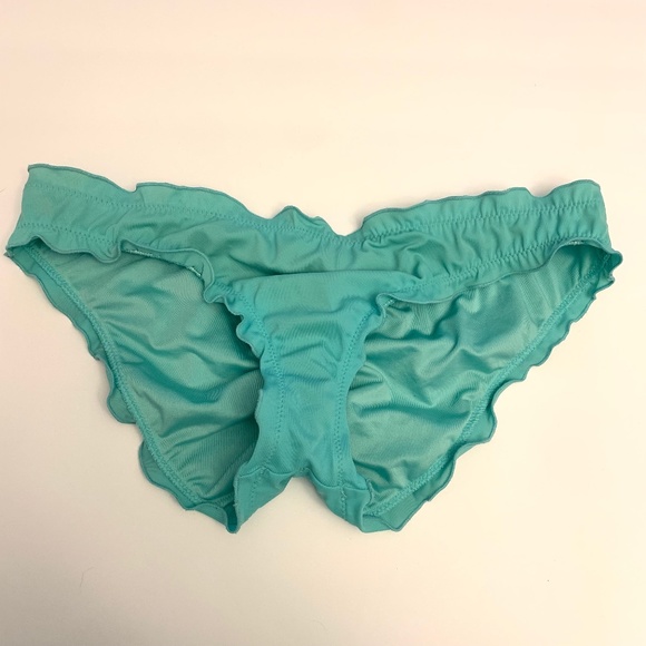 Victoria Secret Scrunch Bottom Cheeky Swim Bottoms Size Small - Picture 1 of 5